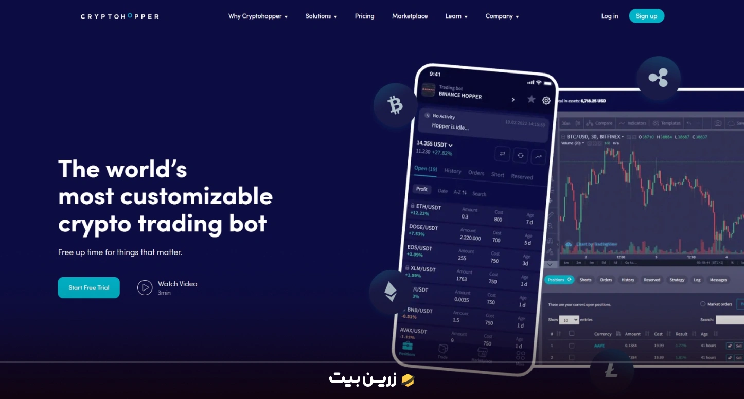 ورود به سایت رسمی سایت رسمی Cryptohopper